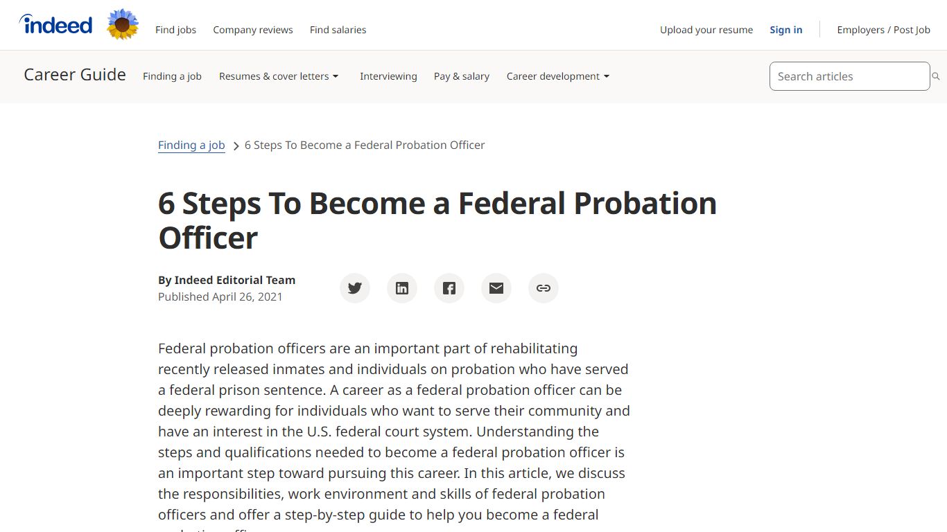 6 Steps To Become a Federal Probation Officer | Indeed.com
